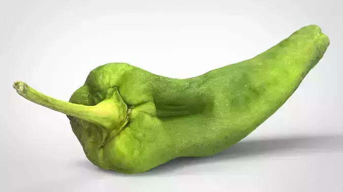 REALISTIC PEPPER Low-poly 3D model