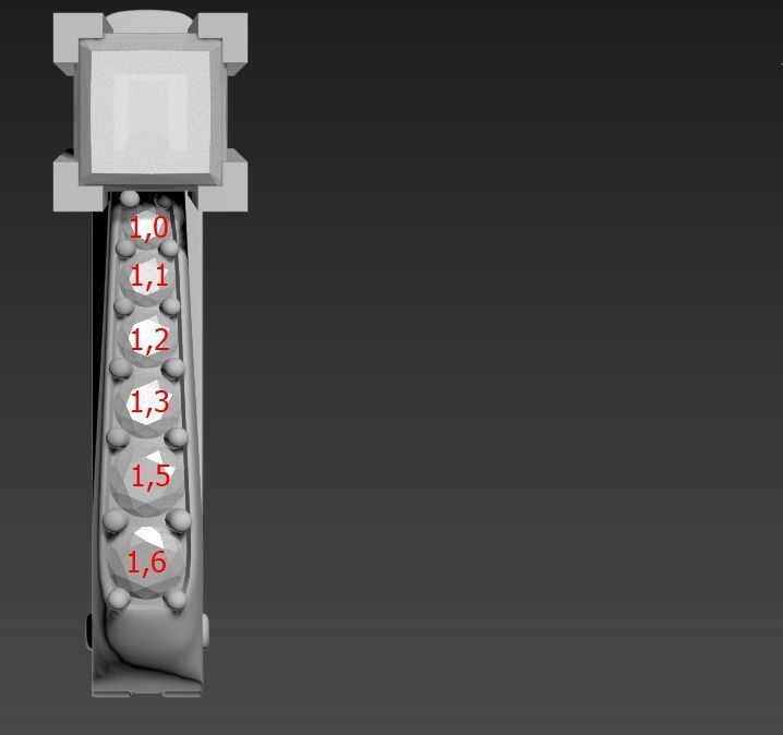 150520 E Pack of 4 classic earrings 3D print model_5