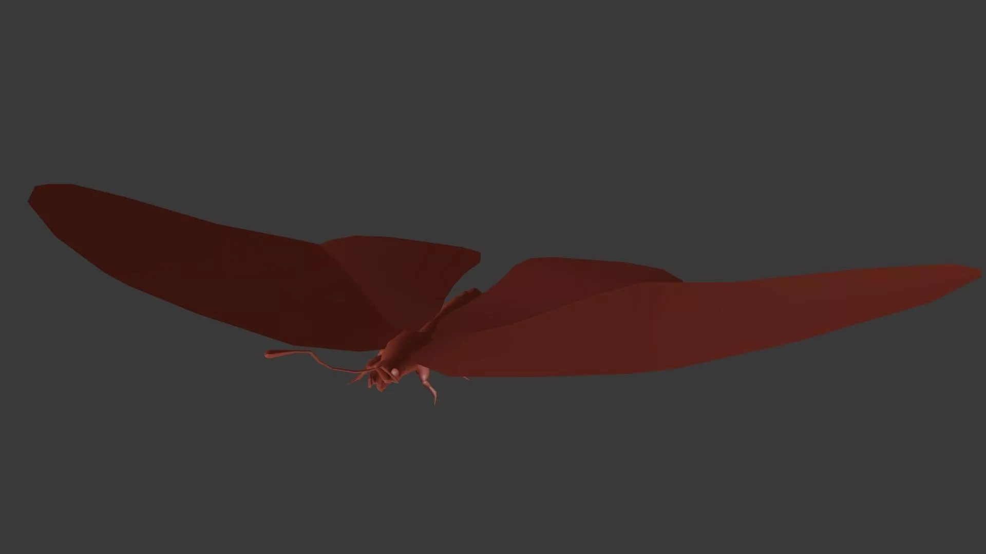 Insect - Butterfly Free low-poly 3D model