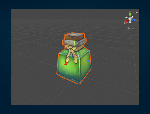 Potion -  Poison  Low poly game asset Low-poly 3D model_7