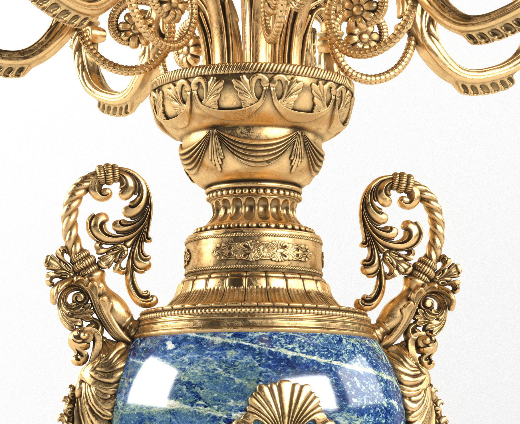 Classic desktop Candlestick BALDI 3D model_3