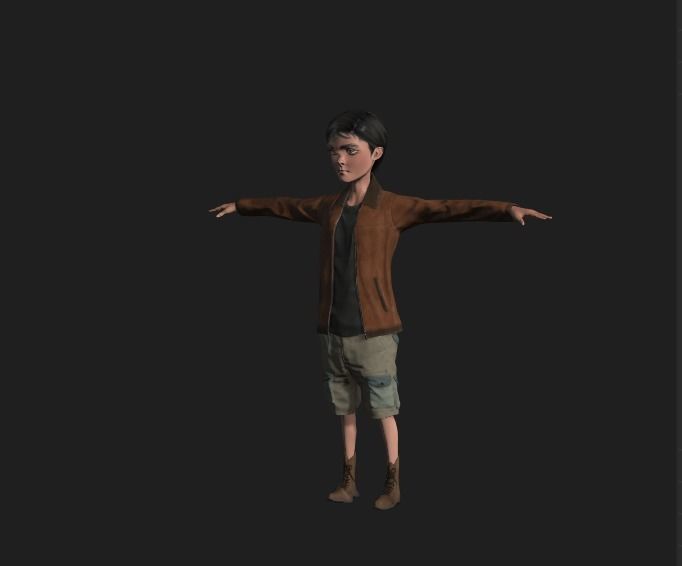 Bruno - From Boy In The Striped Pajamas The Movie 3D model_1