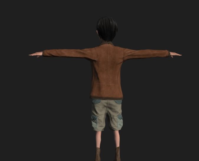 Bruno - From Boy In The Striped Pajamas The Movie 3D model_3