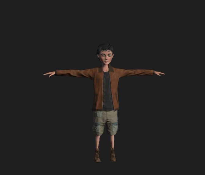 Bruno - From Boy In The Striped Pajamas The Movie 3D model_2