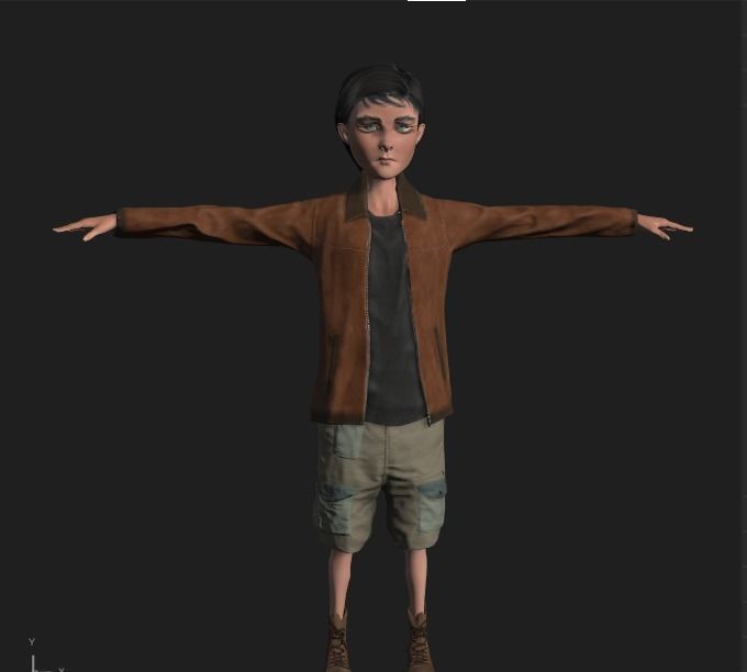 Bruno - From Boy In The Striped Pajamas The Movie 3D model_5