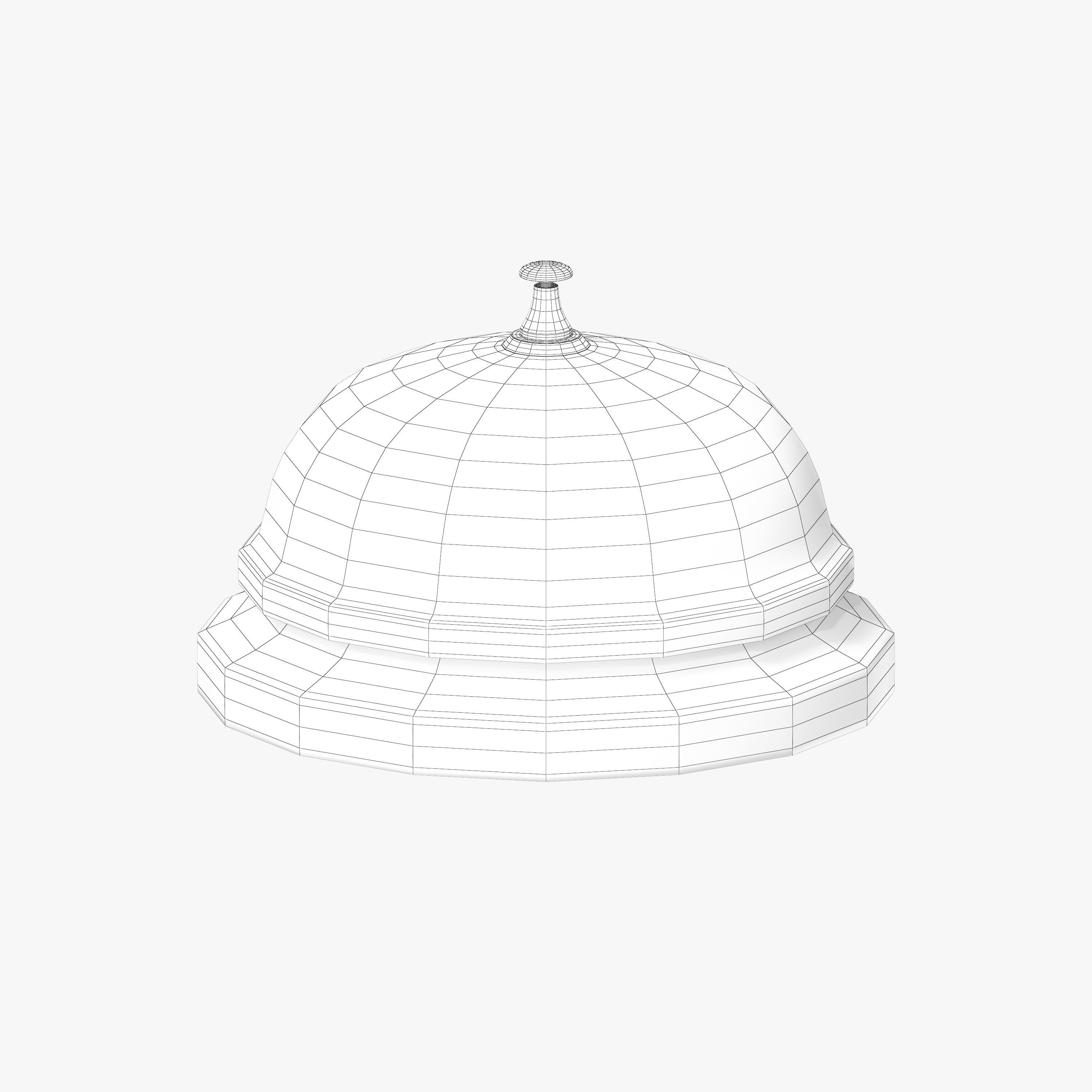 Service bell 3D model_4