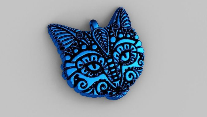Cat Necklace 3D print model