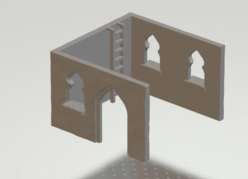 modular arabic building set -stl file- 3D print model_5