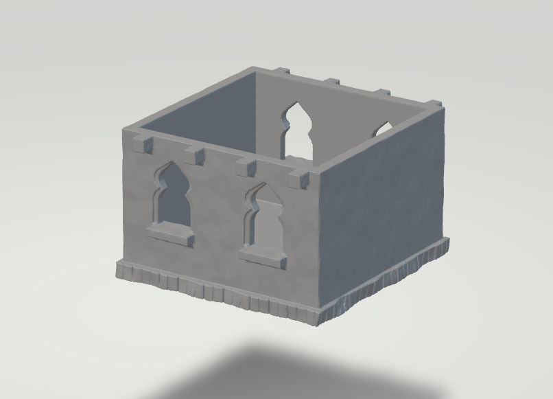 modular arabic building set -stl file- 3D print model_1