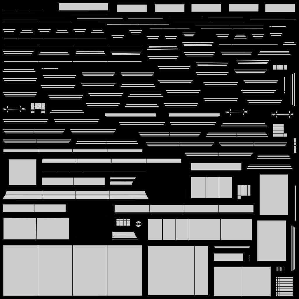 Modern Cabinet Hutch Free low-poly 3D model_11