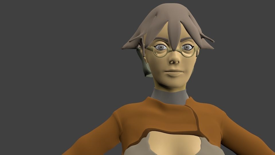 Chica RPG Free 3D model_3