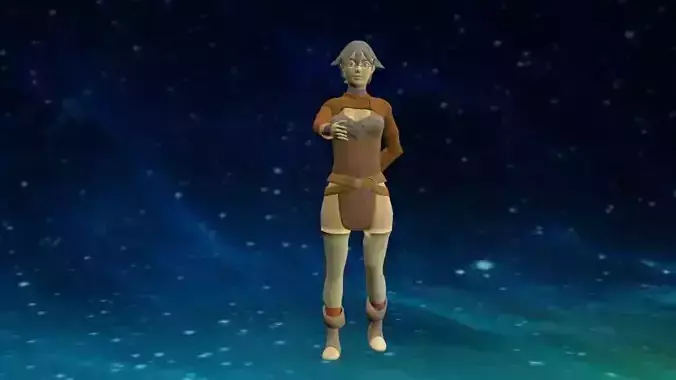 Chica RPG Free 3D model