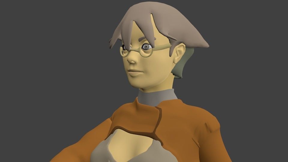 Chica RPG Free 3D model_2