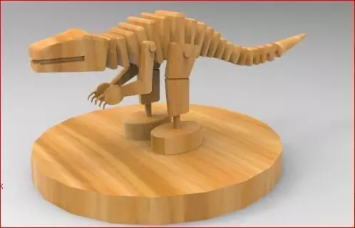 dinosaur showpiece 3D print model