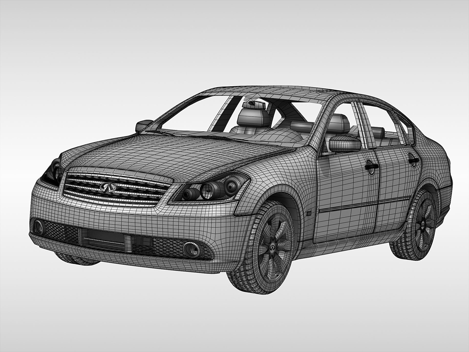 Infiniti M35 2005 - 2007 3D model_11