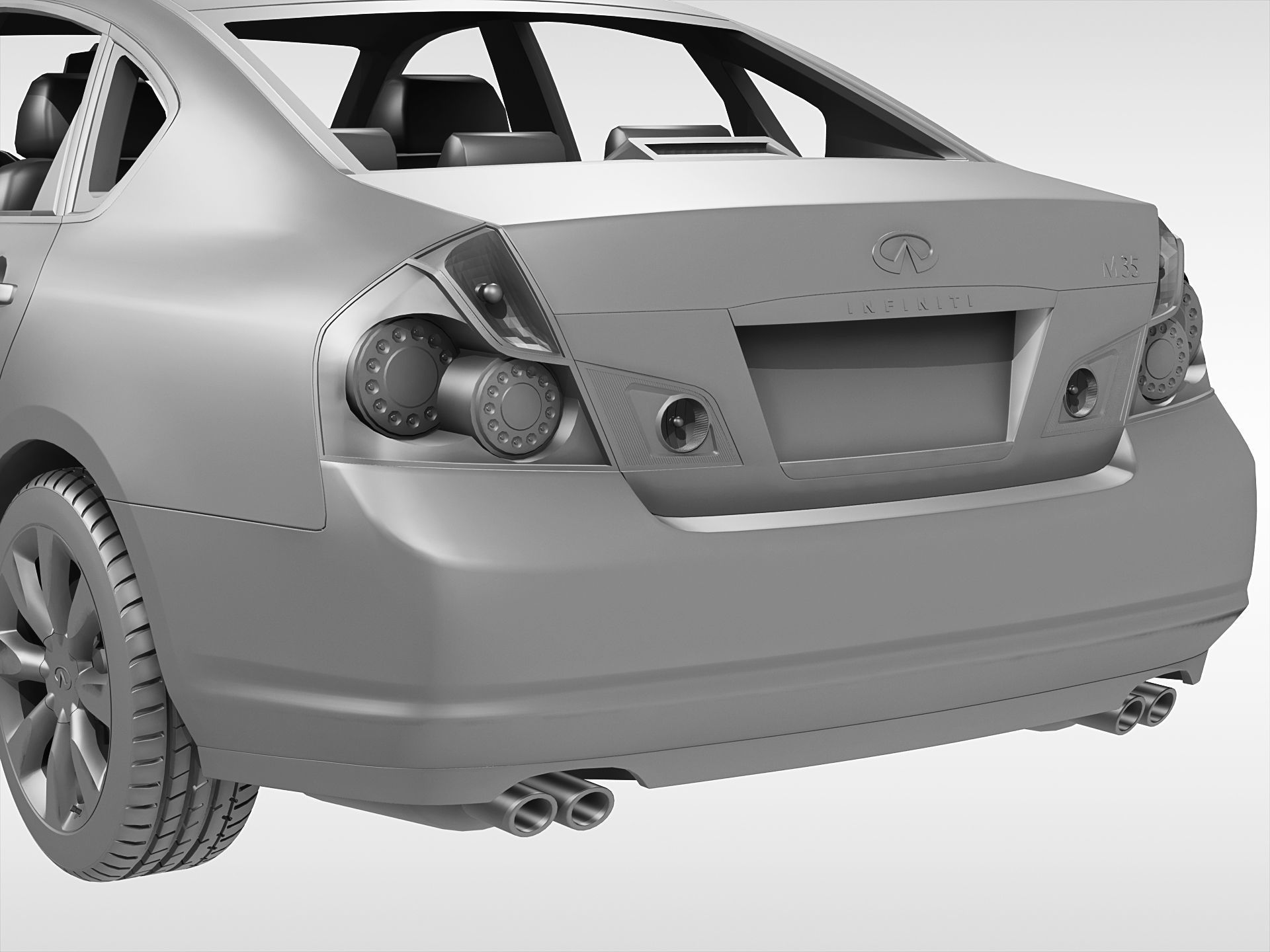 Infiniti M35 2005 - 2007 3D model_10