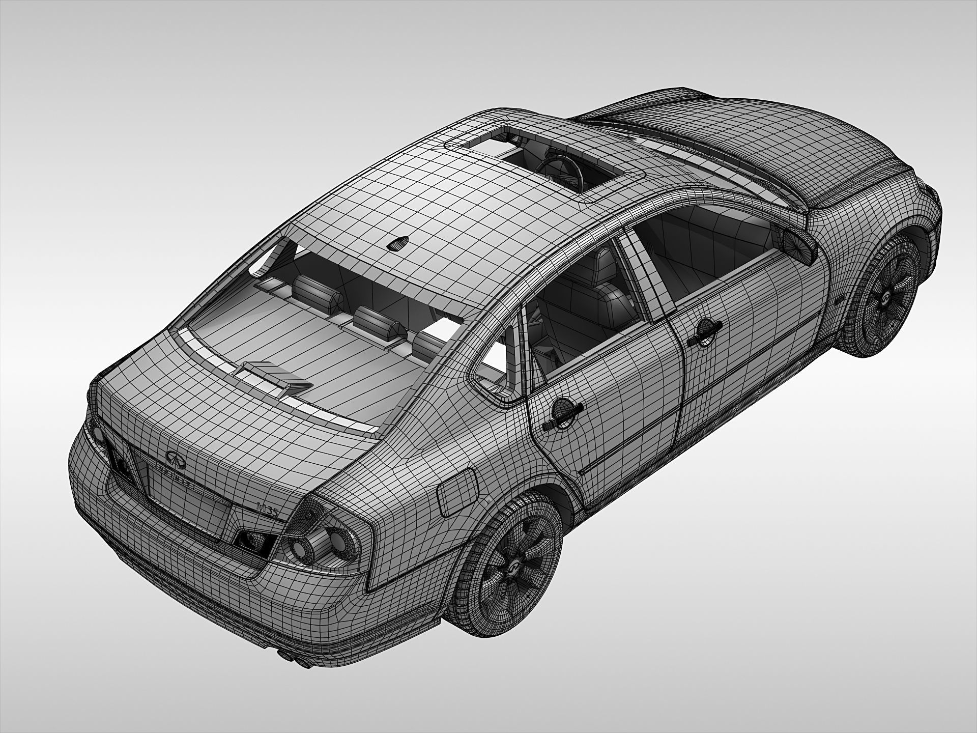 Infiniti M35 2005 - 2007 3D model_13
