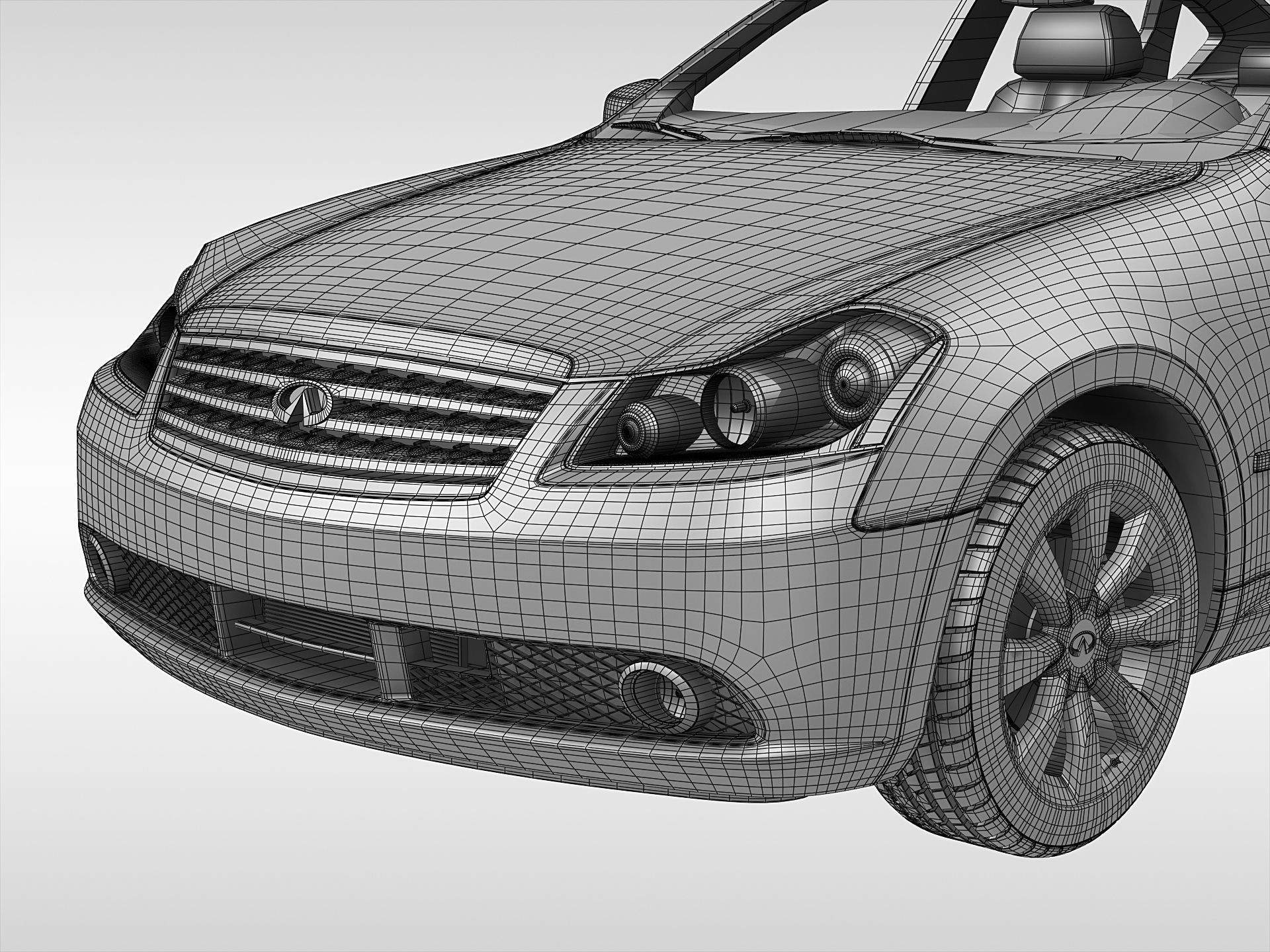 Infiniti M35 2005 - 2007 3D model_14