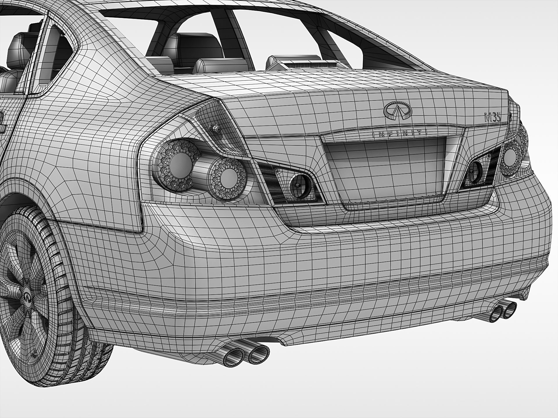 Infiniti M35 2005 - 2007 3D model_15