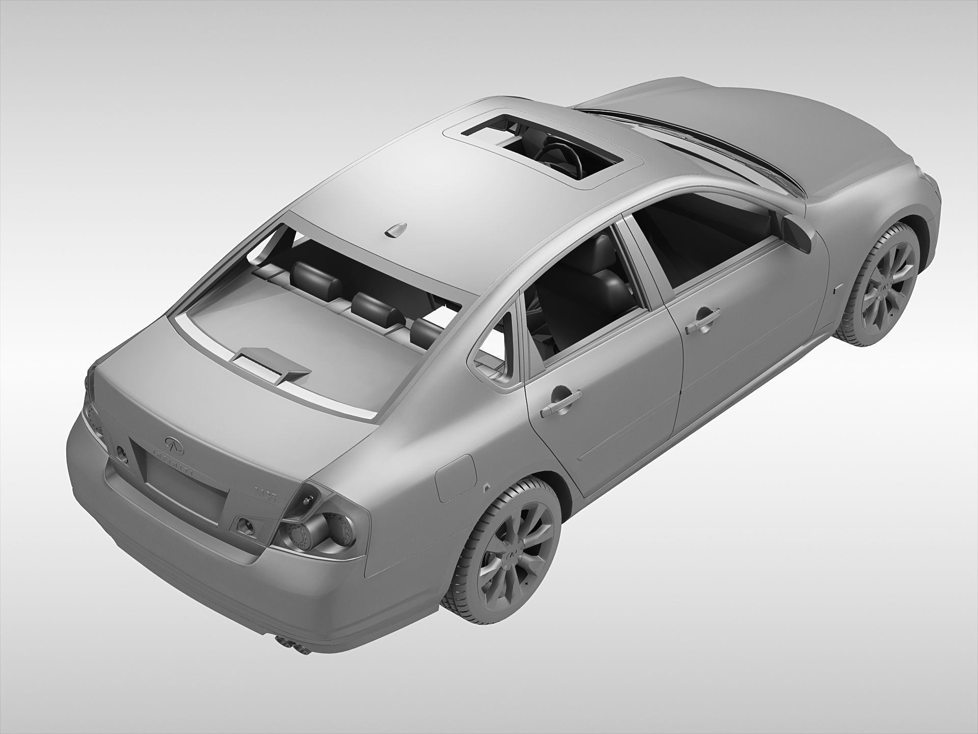 Infiniti M35 2005 - 2007 3D model_8