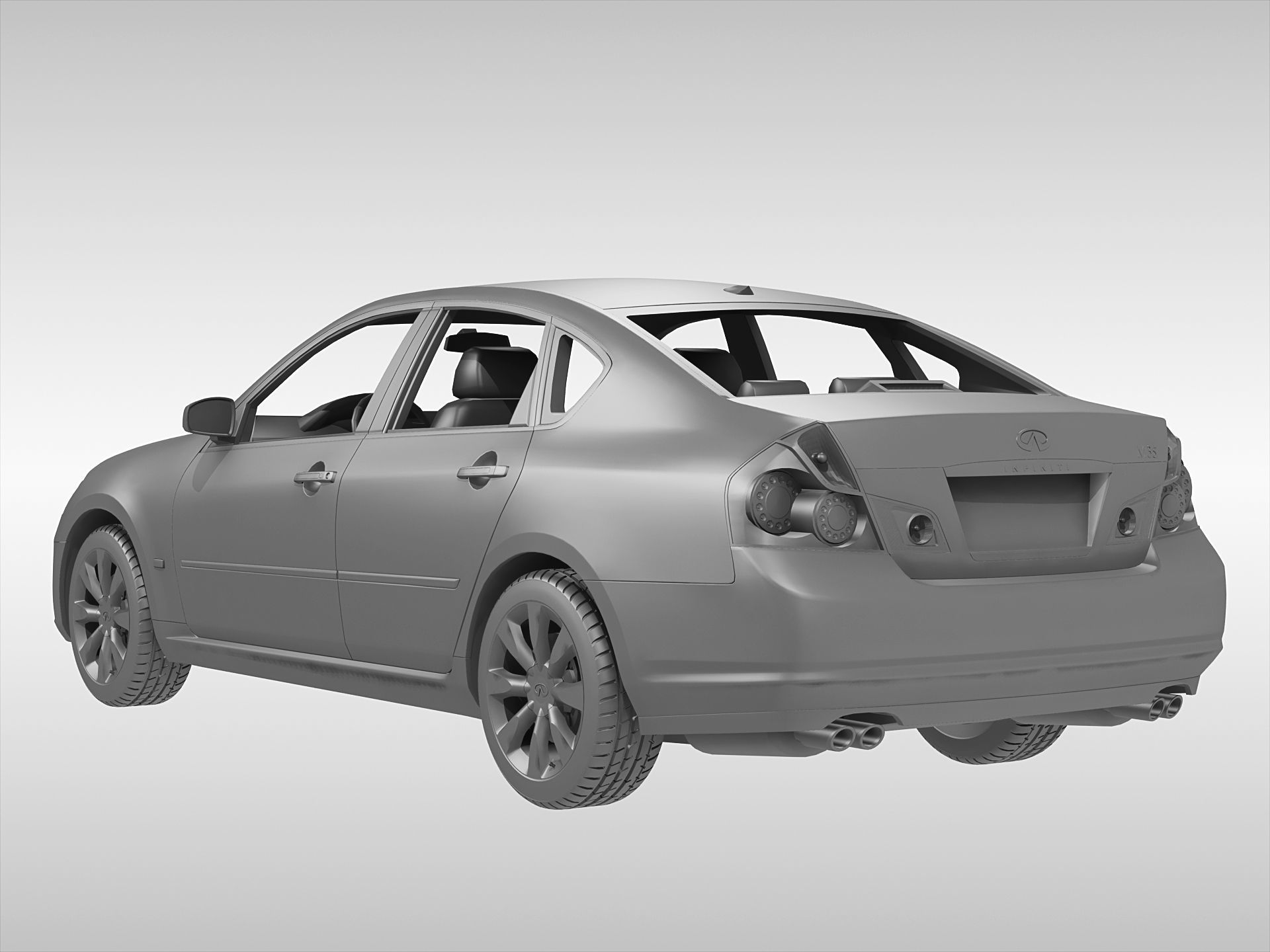 Infiniti M35 2005 - 2007 3D model_7