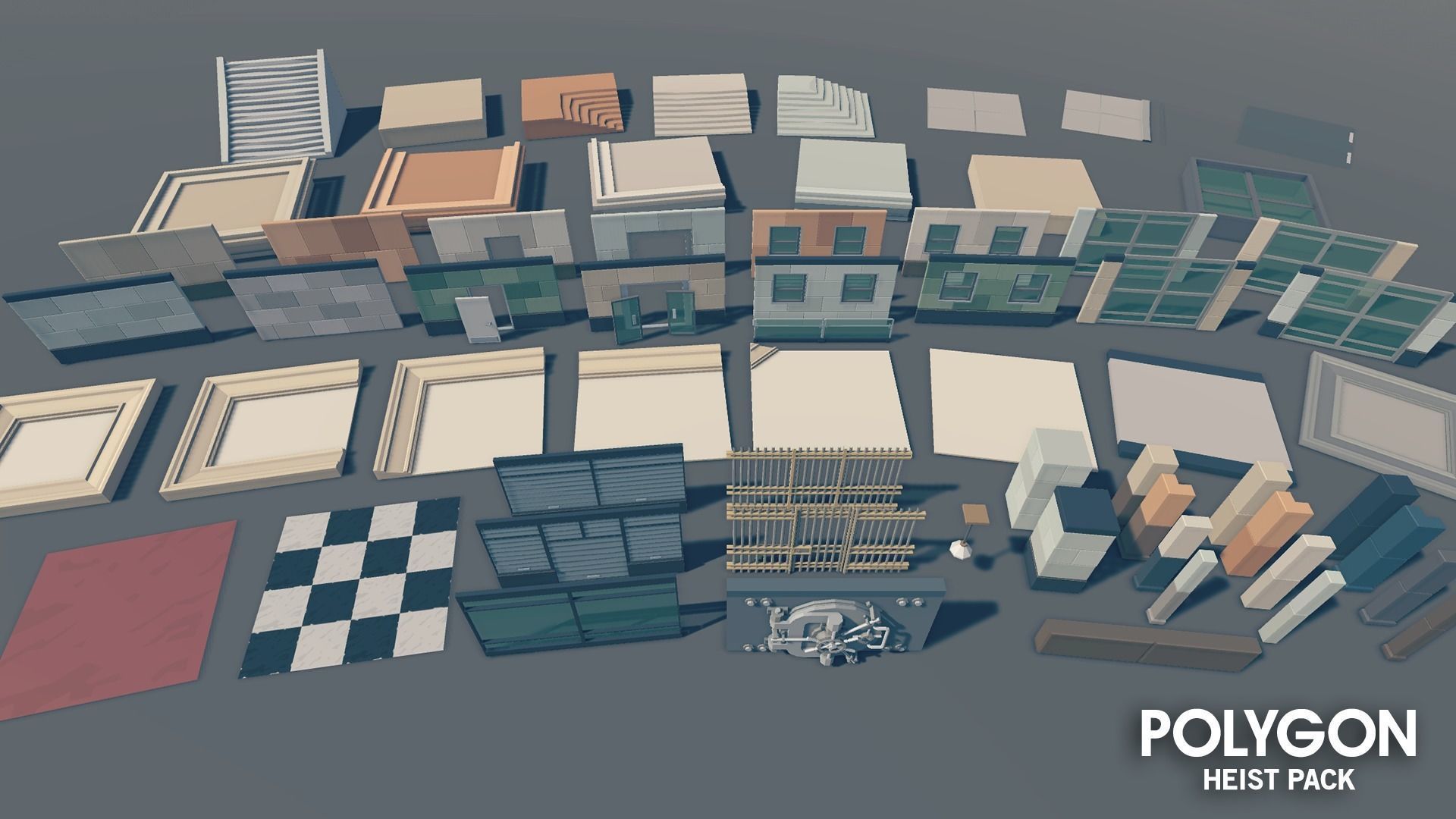 POLYGON - Heist Pack Low-poly 3D model_11