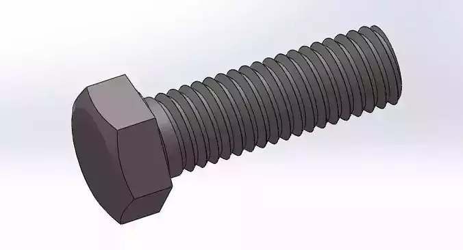 Parafuso de cabea sextavada M8x25mm Hex head screw M8x25mm