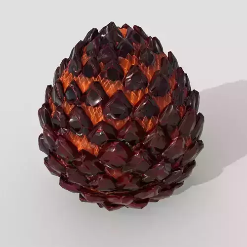 Dragon egg PBR low poly Low-poly 3D model
