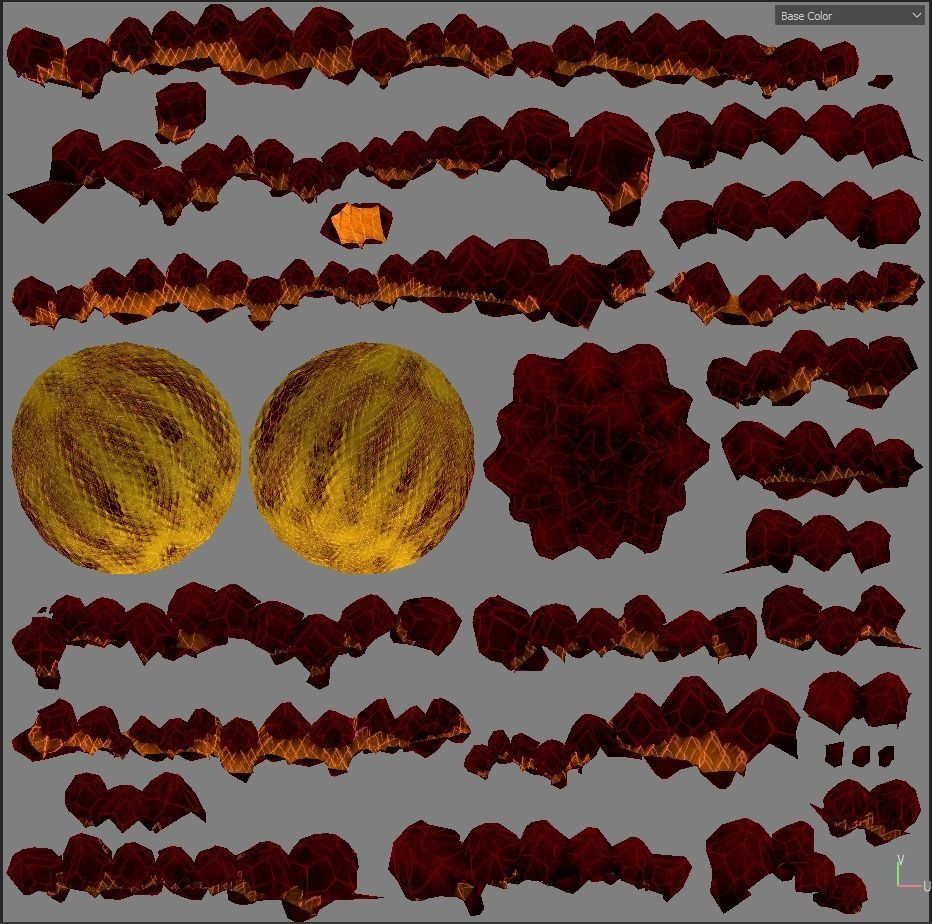 Dragon egg PBR low poly Low-poly 3D model_9