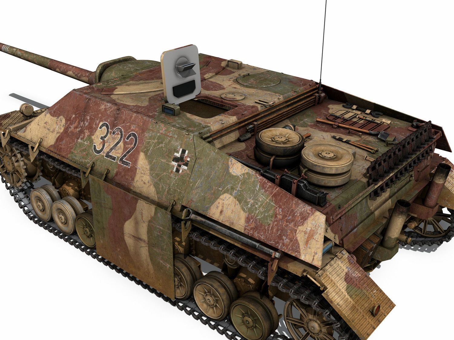Jagdpanzer IV L70V Late Production - 211 3D model_13