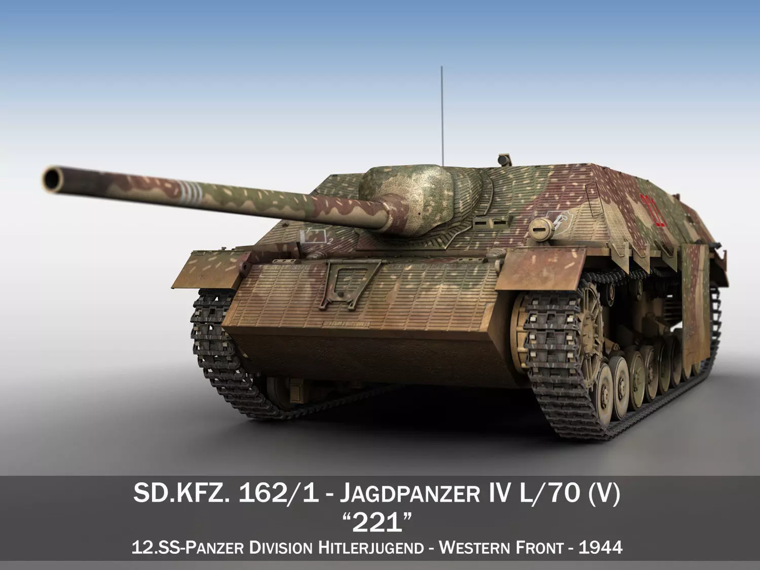 Jagdpanzer IV L70V Late Production - 211 3D model_0