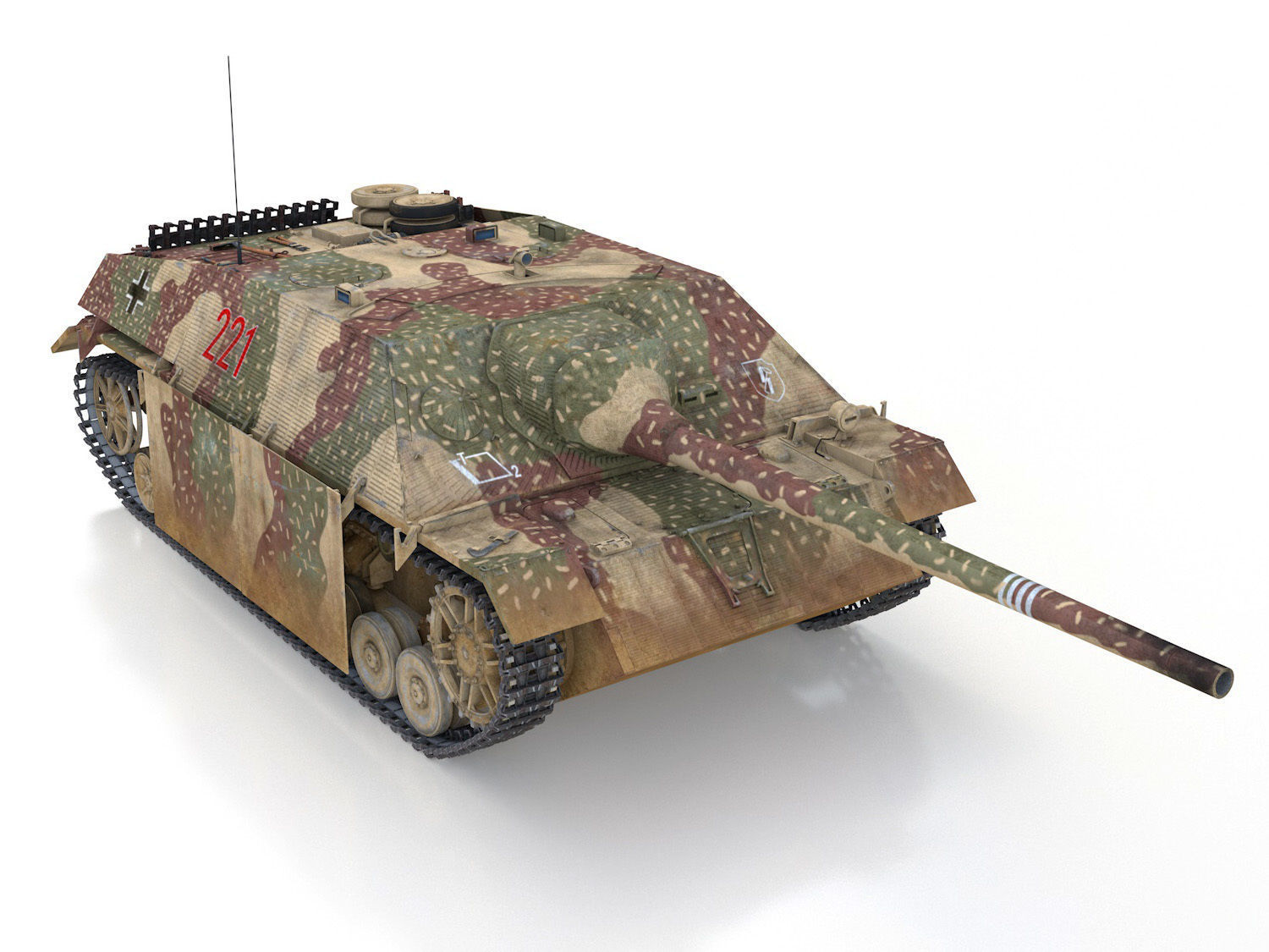 Jagdpanzer IV L70V Late Production - 211 3D model_7