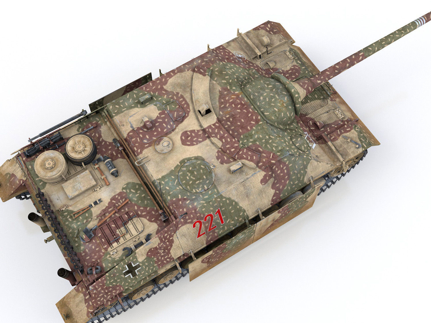 Jagdpanzer IV L70V Late Production - 211 3D model_9