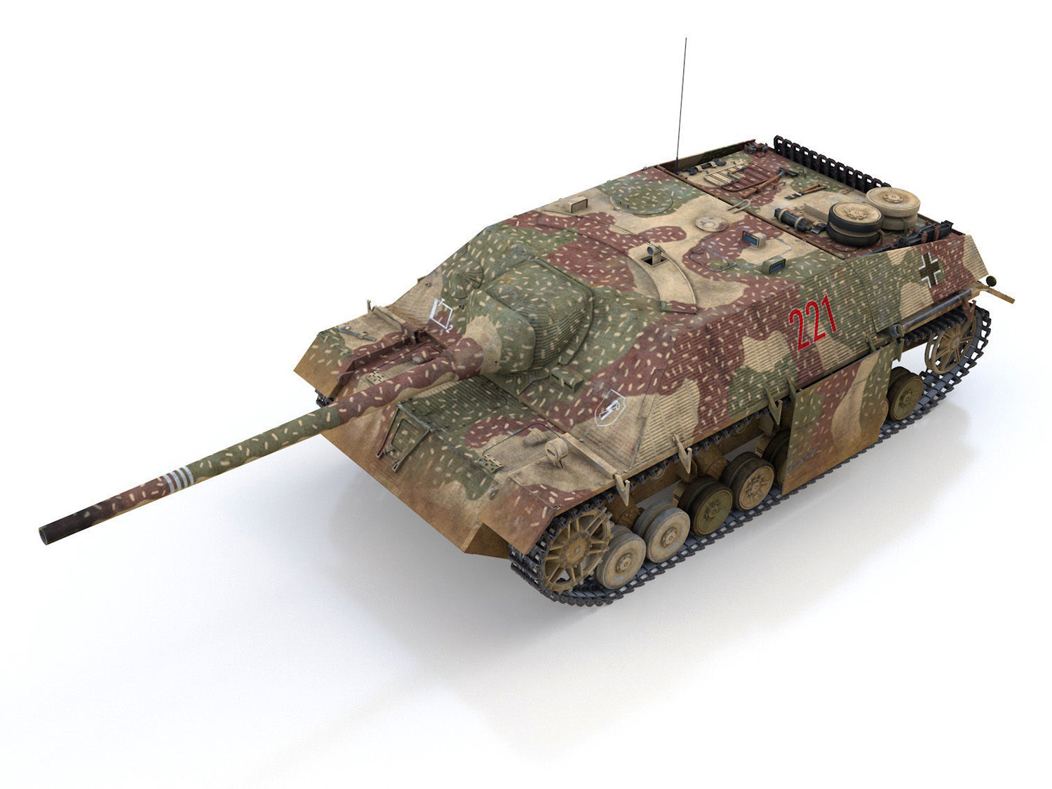 Jagdpanzer IV L70V Late Production - 211 3D model_2