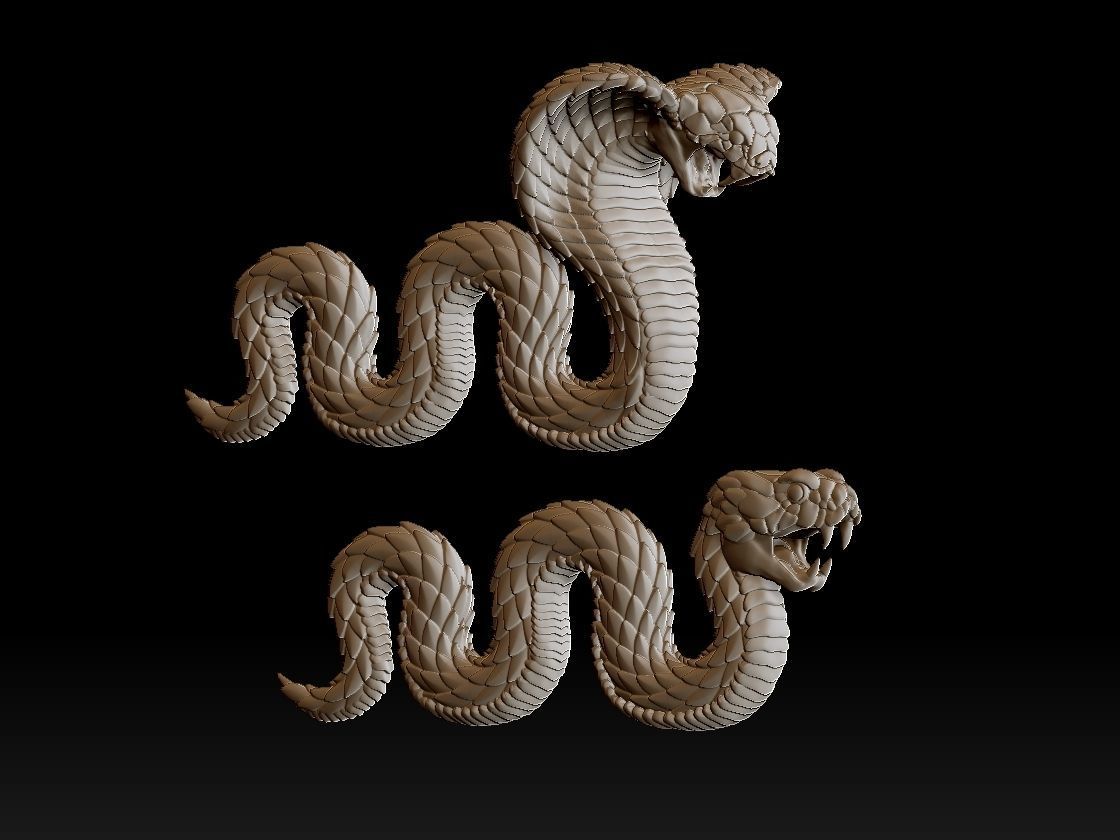 Cobra Snake 3D print model_5