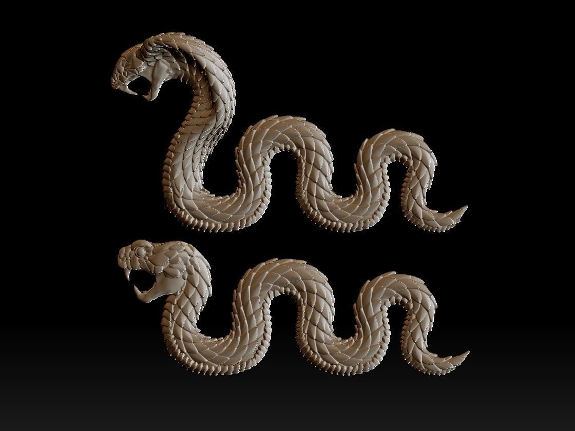 Cobra Snake 3D print model_14