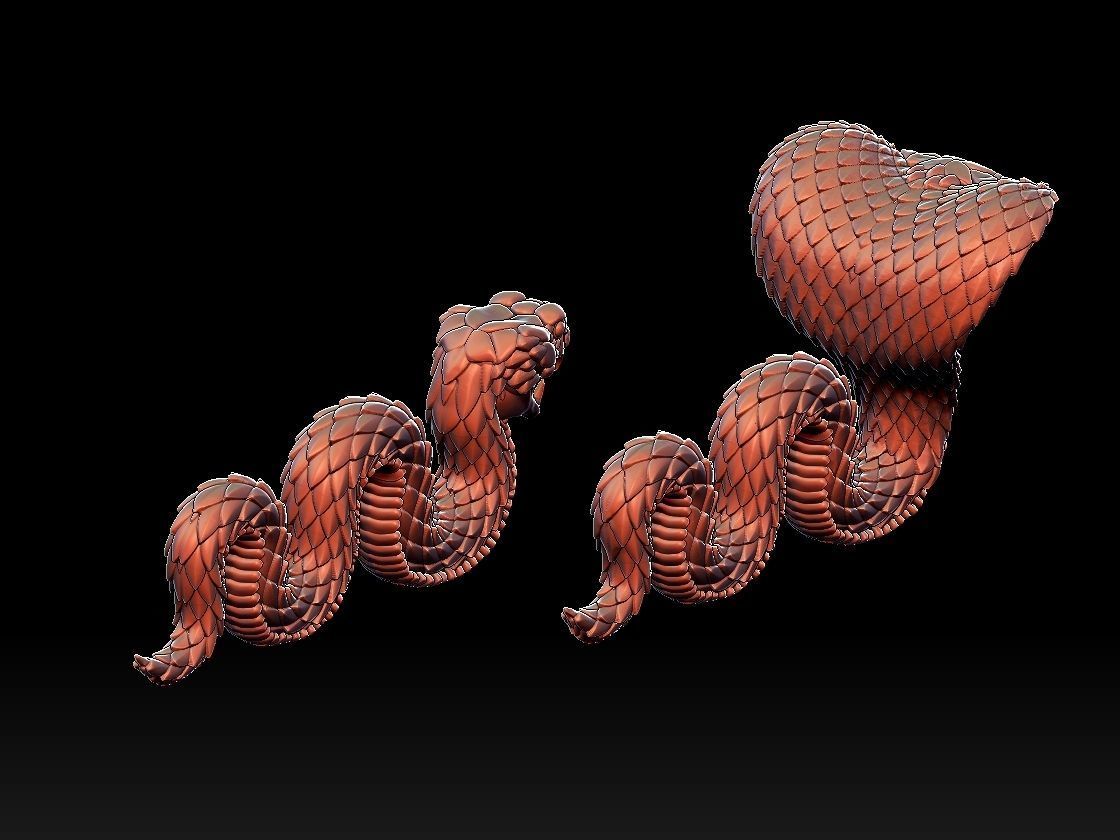 Cobra Snake 3D print model_8