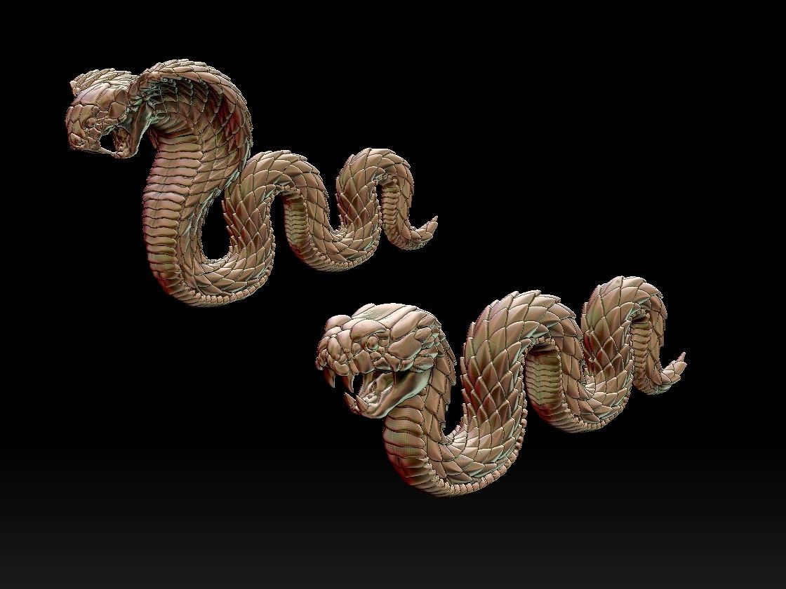 Cobra Snake 3D print model_15