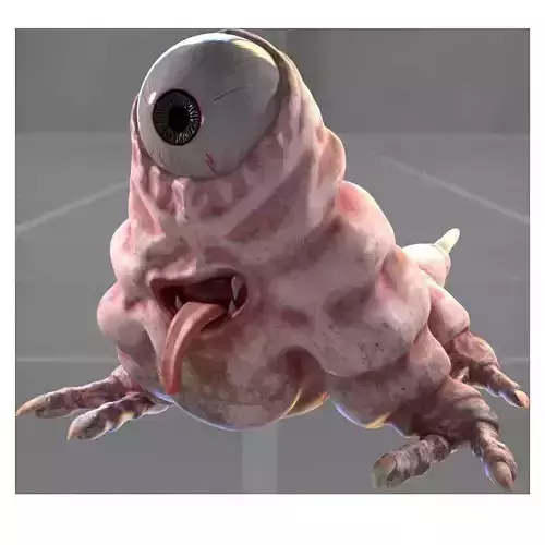 Slime Lizard Monster 3D model