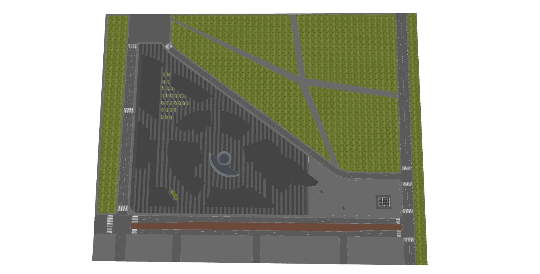 CITY BLOCK TERREINE  3D model_2