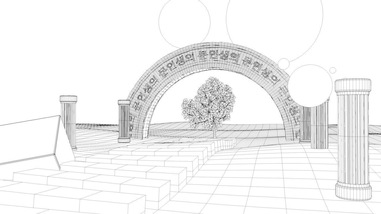 the gate of life  3D model_2