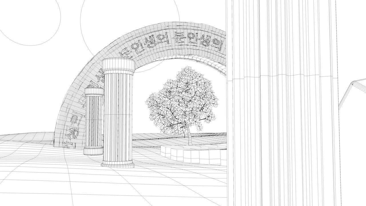 the gate of life  3D model_6