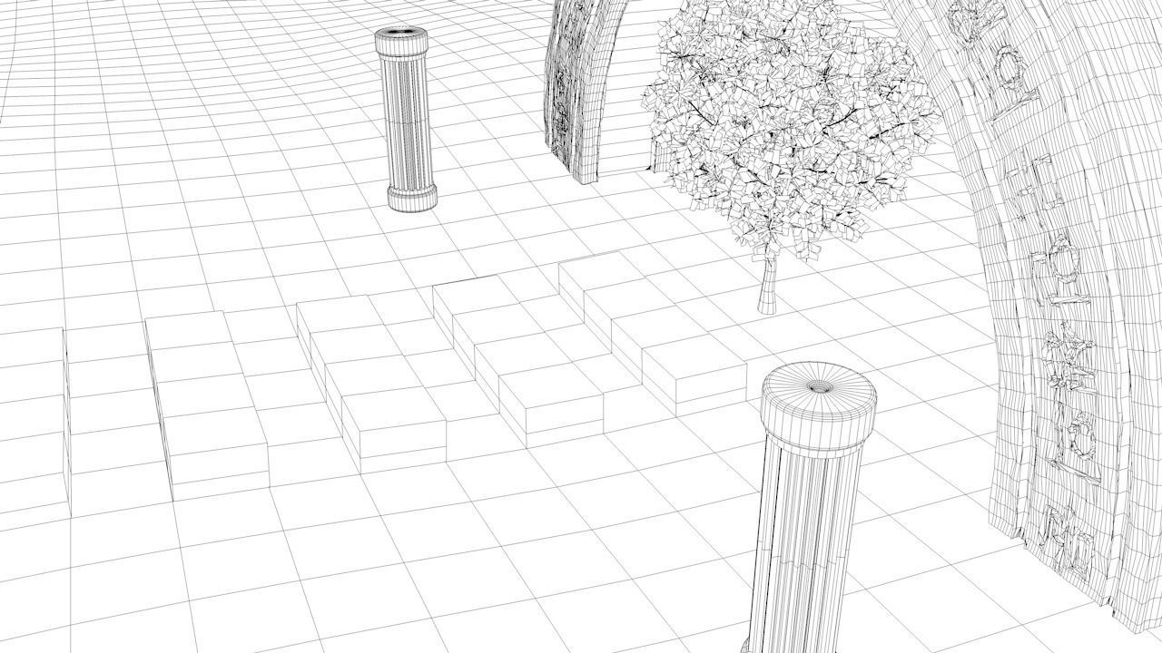 the gate of life  3D model_4