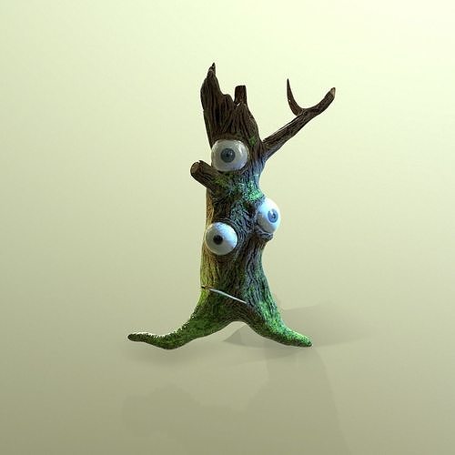 Tree Monster Low-poly 3D model