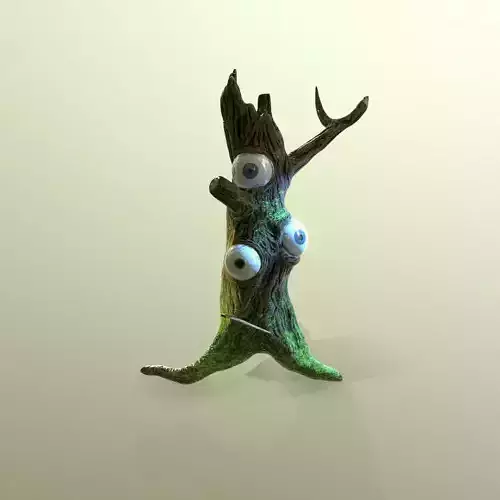 Tree Monster Low-poly 3D model