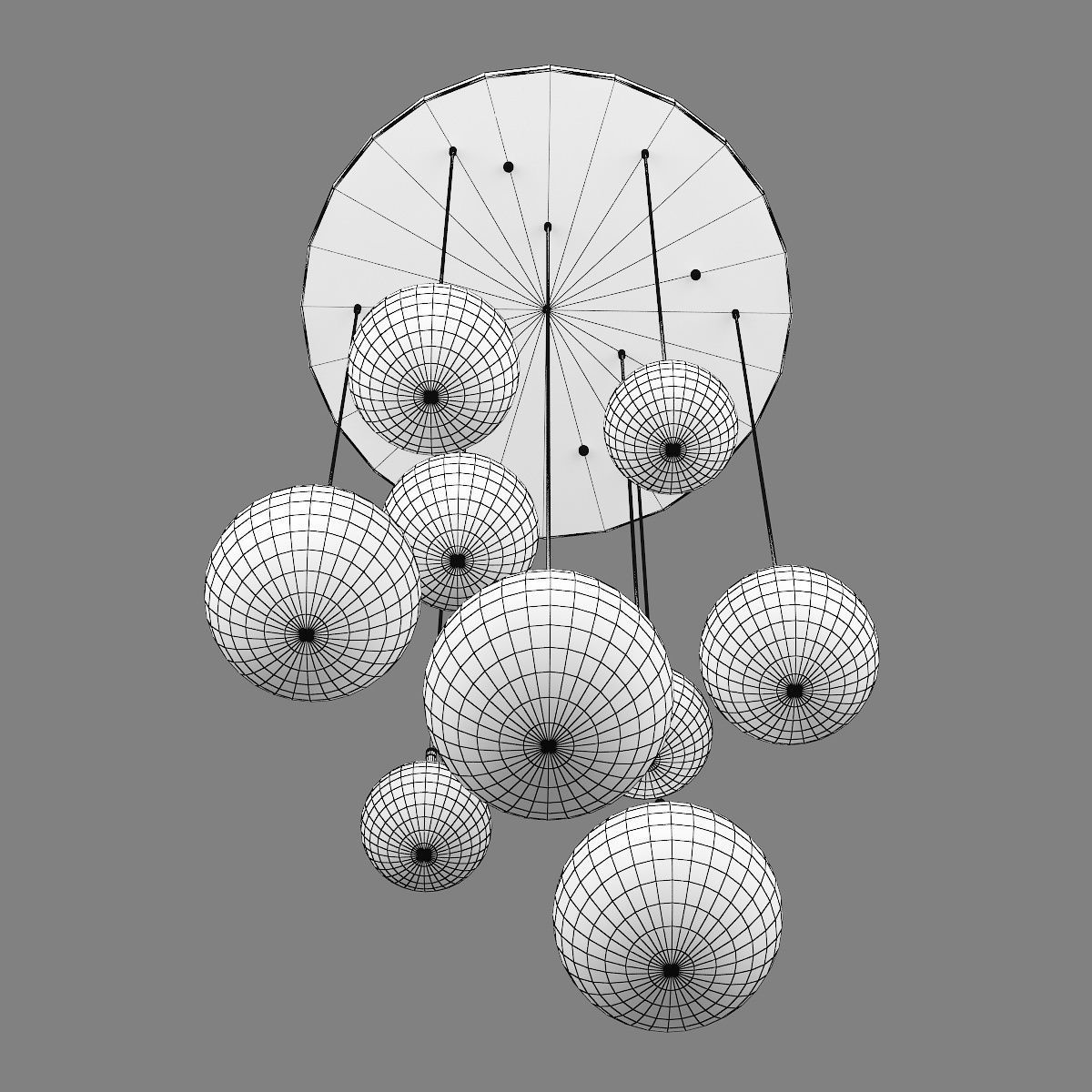 81309x Globo Lightstar Chandelier 3D model_6