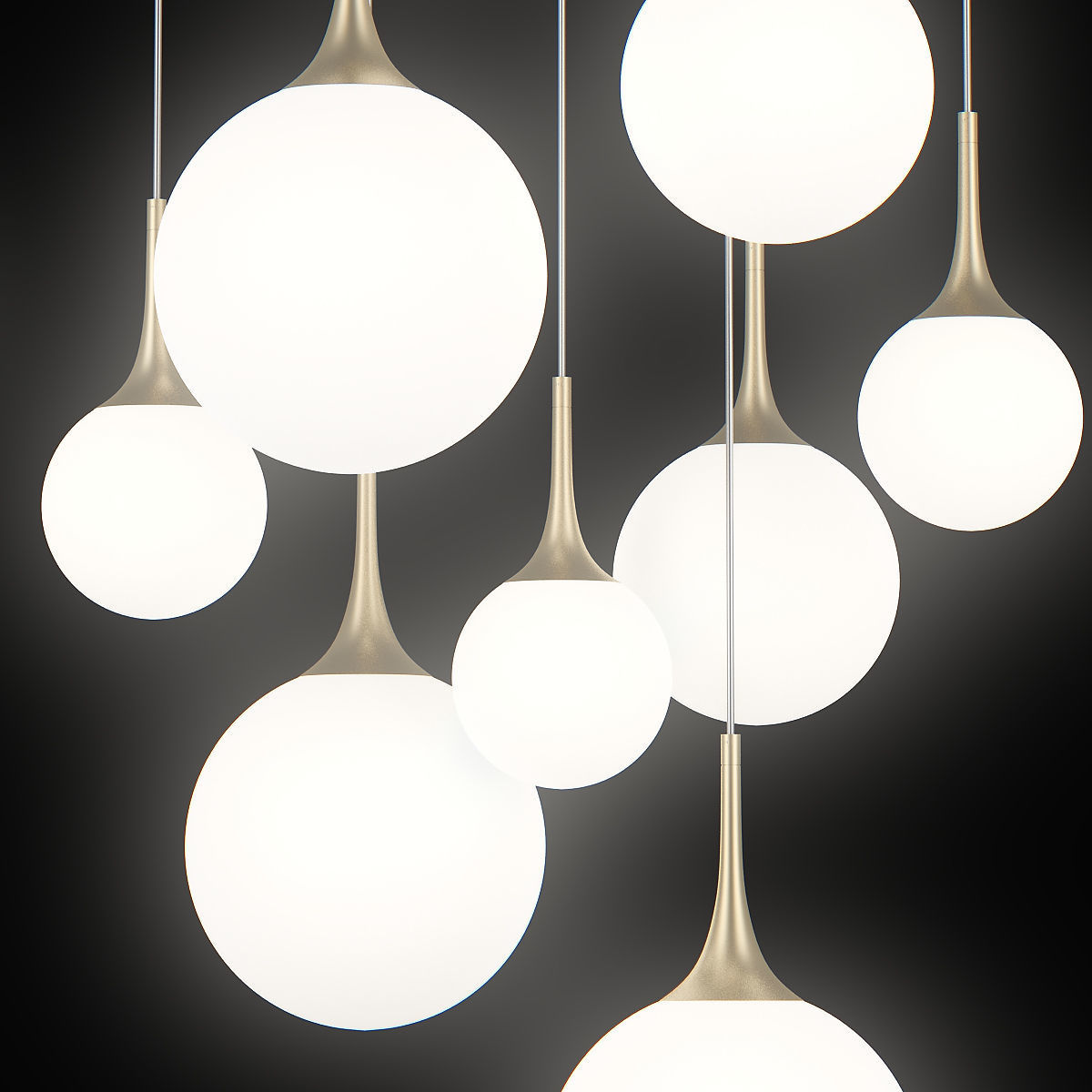 81309x Globo Lightstar Chandelier 3D model_3