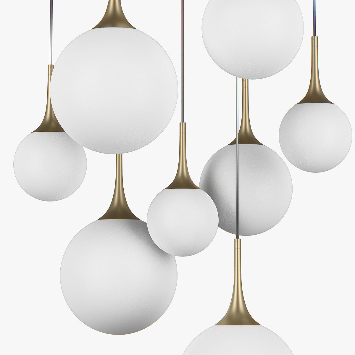 81309x Globo Lightstar Chandelier 3D model_2