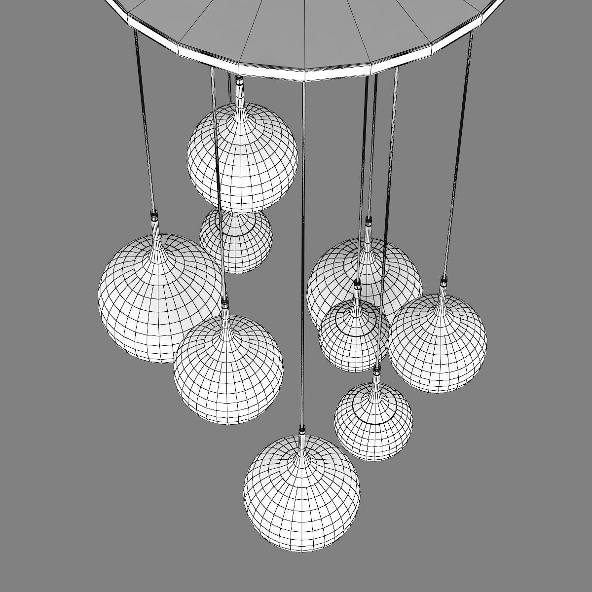 81309x Globo Lightstar Chandelier 3D model_5