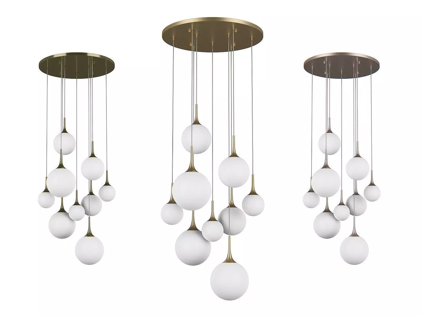 81309x Globo Lightstar Chandelier 3D model_0